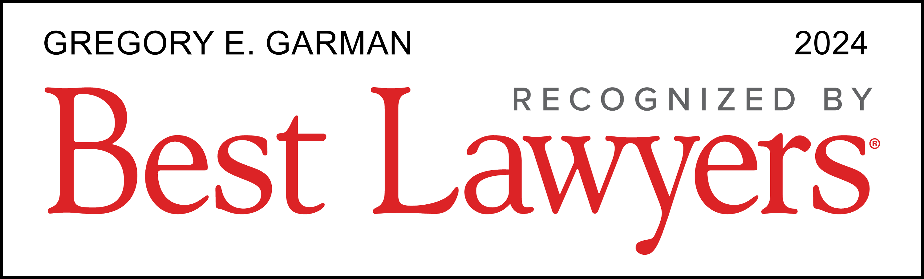 Best Lawyers - Greg Garman