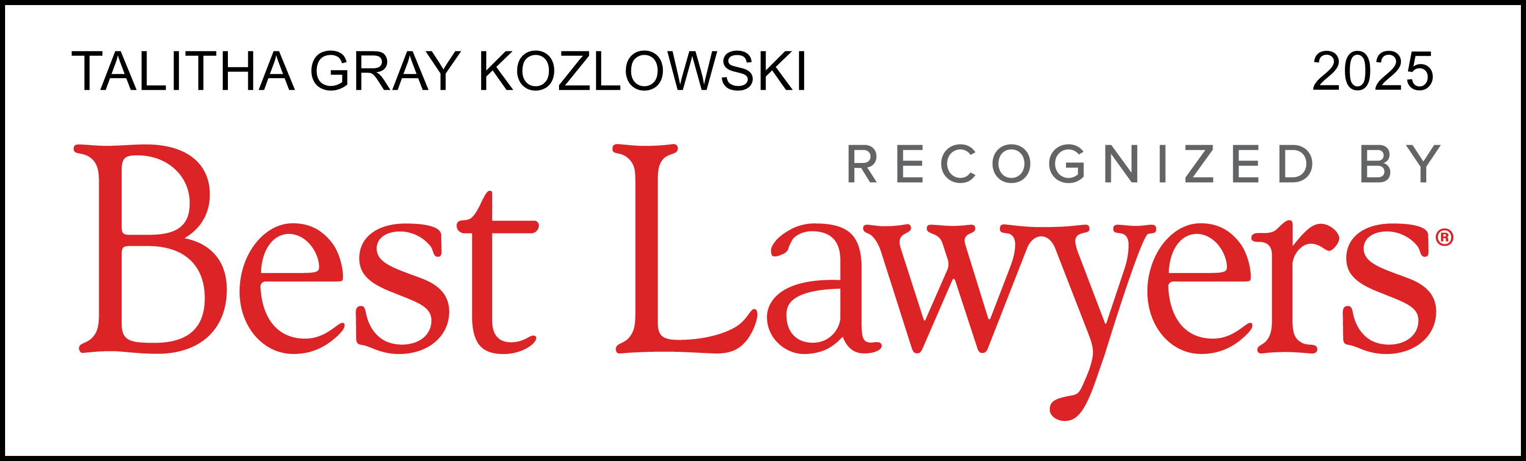 Best Lawyers - Talitha Gray Kozlowski